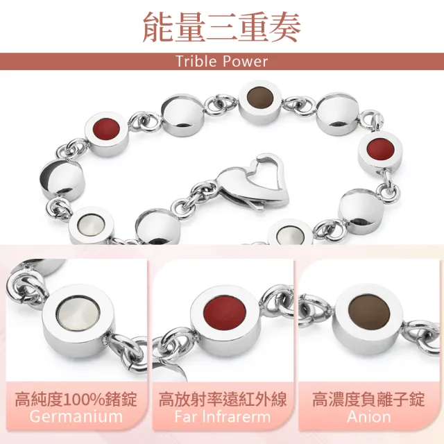 【&MORE 愛迪莫】Galaxy Shining 星河 健康手鍊 能量手環 鈦鍺手鍊(遠紅外線 負離子)
