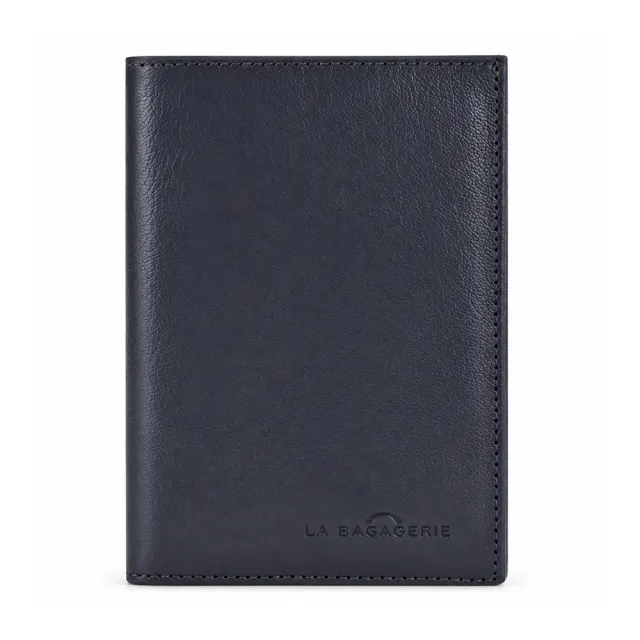 【LA BAGAGERIE】Louis系列山羊皮名片萬用夾(深灰)