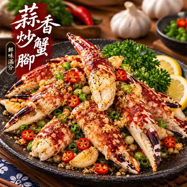 【華得水產】花蟹腳2包組(500g/包)