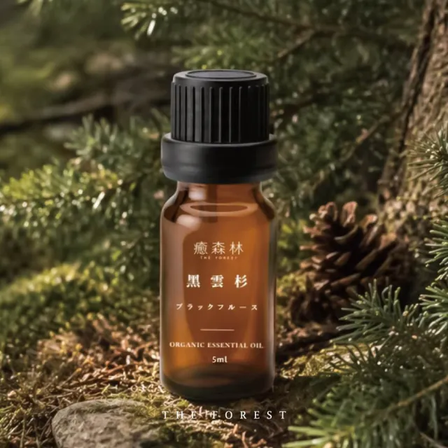 【The Forest 癒森林】黑雲杉天然精油5ml(擴香/薰香/單方精油/水氧機/居家香氛)