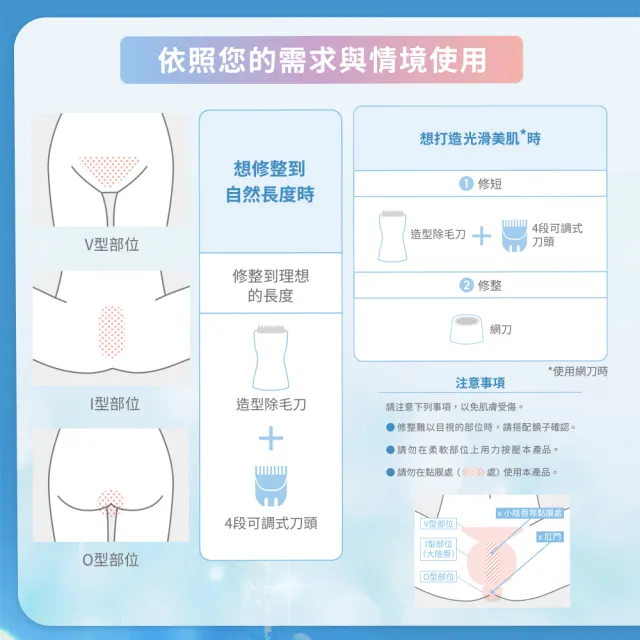 【Schick 舒適牌】舒綺極 Salon Plus 沙龍級VIO(電動美體除毛刀)
