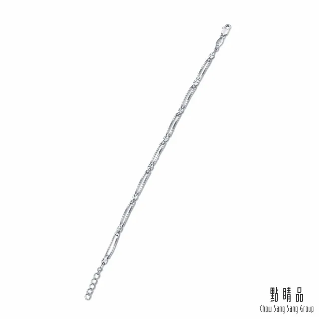 【點睛品】網路獨家款 幾何之美 鉑金手鍊_計價鉑金(17公分)