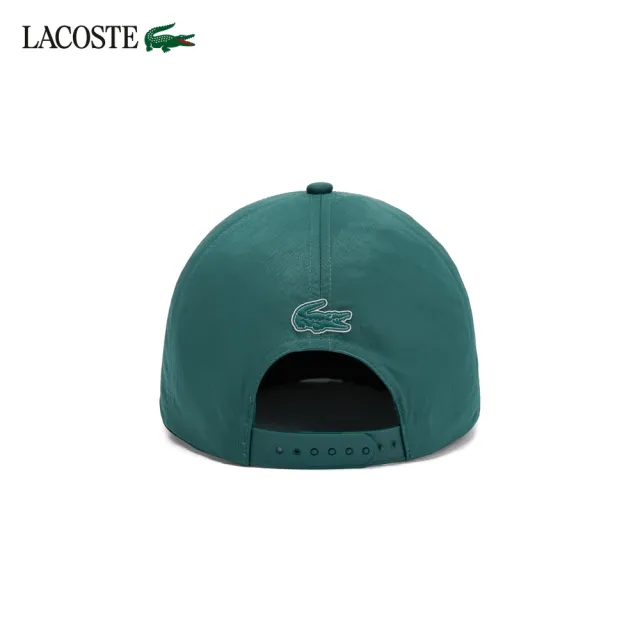 【LACOSTE】配件-王一博聯名系列平簷帽(龍舌蘭綠)