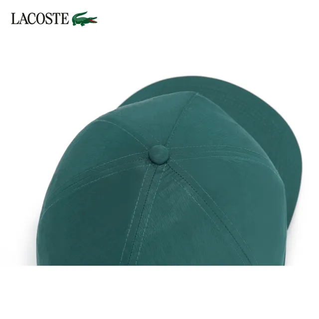 【LACOSTE】配件-王一博聯名系列平簷帽(龍舌蘭綠)