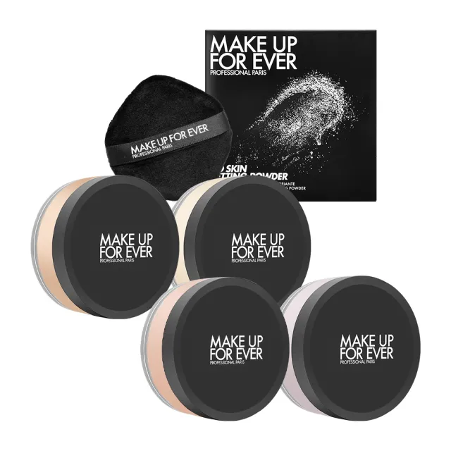 【MAKE UP FOR EVER】HD SKIN 粉無痕柔霧輕感修片蜜粉 18g(多色任選/ 氧氣紫.白皙裸.象牙裸.戀愛粉)