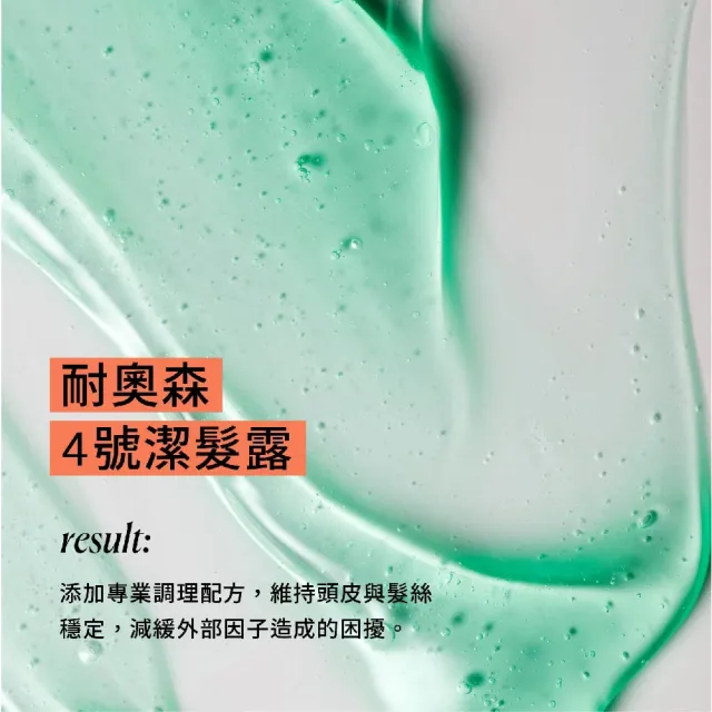 【NIOXIN 耐奧森】官方直營 染燙適用/頭皮清潔4號三件組(300ml潔髮露+300ml甦活乳+潔髮露1000ml)