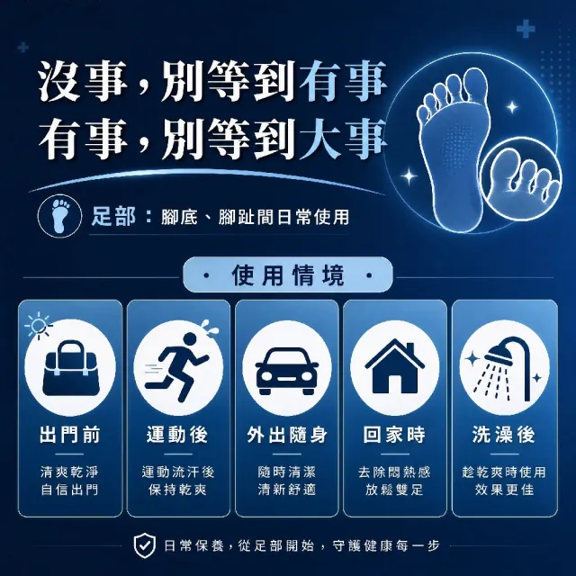 【UXUAN LAB 優選生醫】足月清新組合｜腳氣掰足清新噴霧*2瓶＋足清新泡腳錠8入