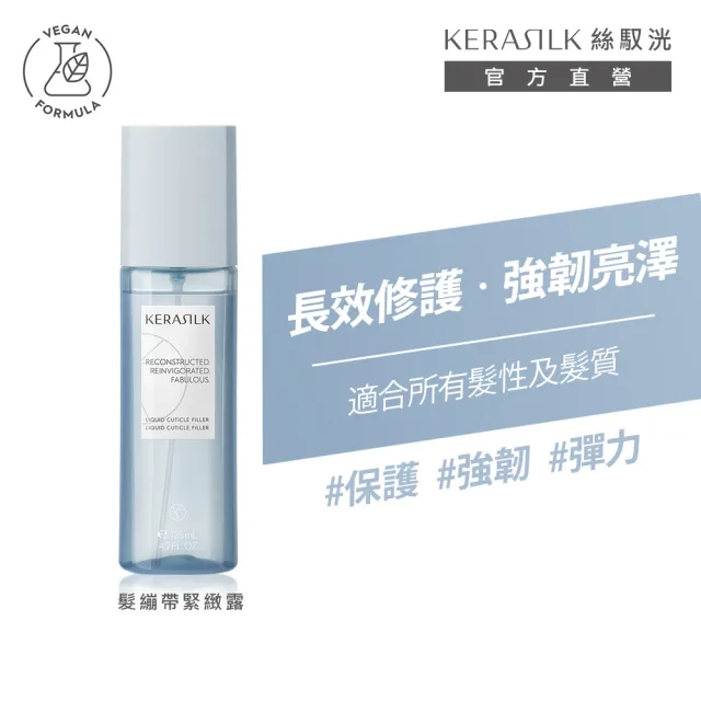 【KERASILK】髮繃帶緊緻露125ml☆絲馭洸特殊個別處方(所有髮質適用/緊緻頭髮表皮層/抗熱升級/禮物)