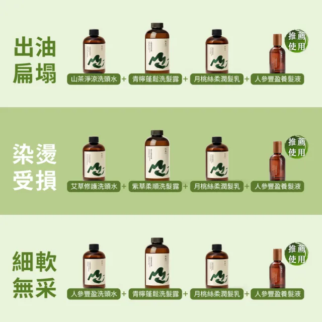 【阿原】人參豐盈養髮液50mL(強健髮根)(醫師好辣 節目推薦)