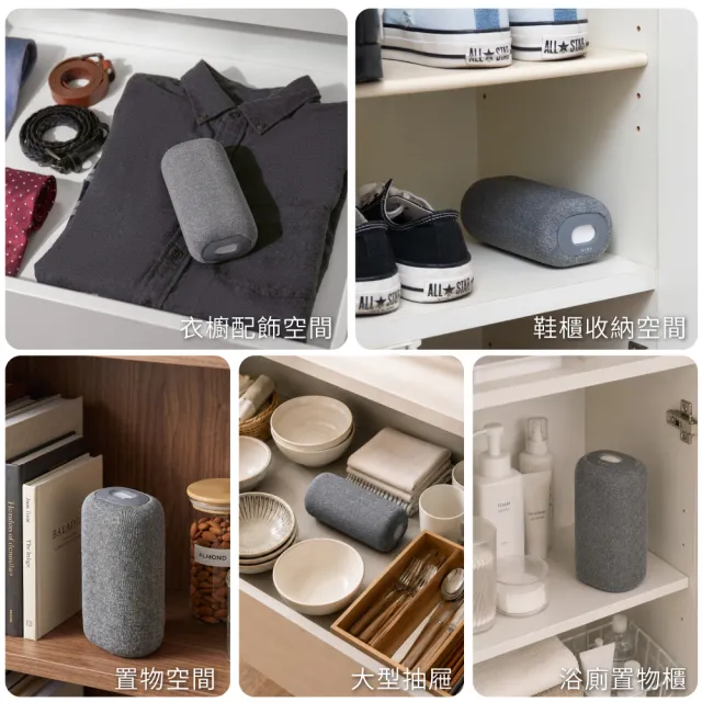 【AIMY】綠能炭矽除濕石 AIM-DH02-T 除濕石*1顆(無還原座) 日本設計/台灣製造