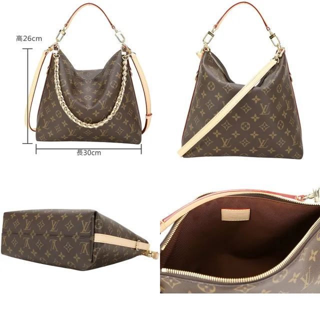 【Louis Vuitton 路易威登】LV M27825/M14017 經典老花帆布手提 肩斜背包 水桶包(2款可選 兩用包 真皮)