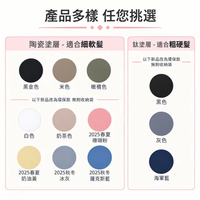 【SALONIA】直捲兩用負離子造型夾 24mm 15mm SL-004(多色可選/保固18個月)