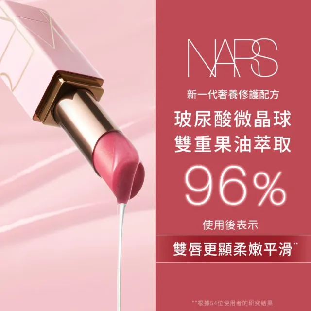 【NARS】官方直營 激情過後唇膏全新超值組(嫩唇膏+水光唇膏)