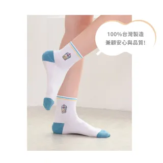 【VOLA 維菈】女襪 百搭立體圖襪 韓系中筒襪 中統襪 韓系襪 棉襪 MIT 台灣製造 長襪 韓風