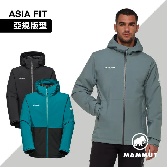 【Mammut 長毛象】Linard HS Thermo Hooded AF 防水繩化纖保暖連帽外套 男/女款 #1010-32170 (多色任選)