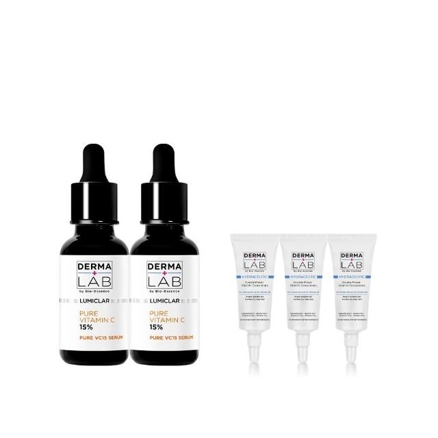 【DermaLab 德美醫研】15%純C肌光安瓶精華20ml(2入組)