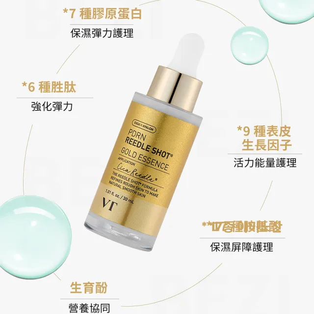 【VT】官方直營 PDRN 微晶黃金精華 30ml