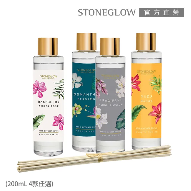 【STONEGLOW】Urban Botanics都會叢林擴香補充組(補充擴香瓶+擴香棒組)