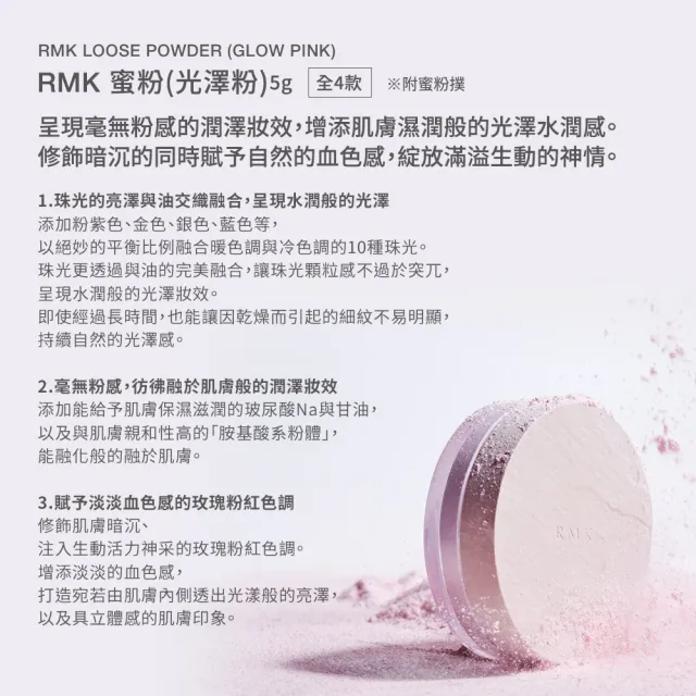 【RMK】蜜粉 7g/5g (多款任選)(加贈粉霜美肌組)