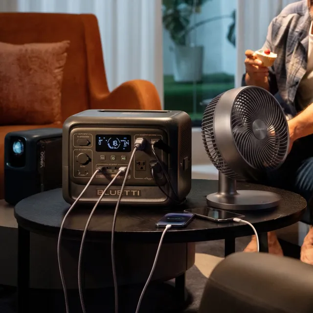 【BLUETTI】1800W電吉拉mini儲能電源+200W太陽能板+專屬收納包(戶外行動電源／行動電站／露營電源)