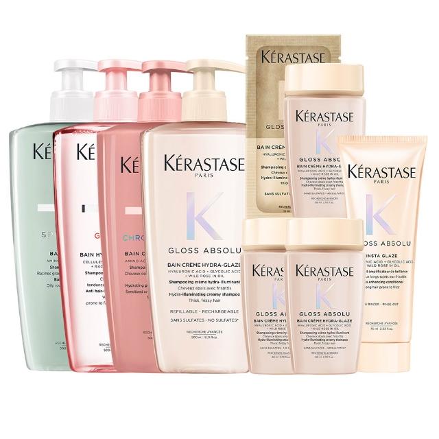 【KERASTASE 巴黎卡詩】大容量髮浴500ml二入組(多款任選/洗髮精)