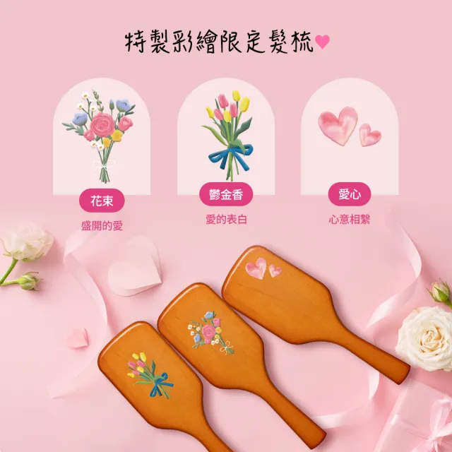 【AVEDA】限定特製彩繪 隨行按摩梳_限量_獨家販售