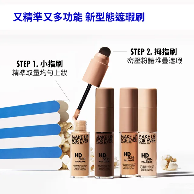 【MAKE UP FOR EVER】HD SKIN 粉無痕魔力防水遮瑕霜