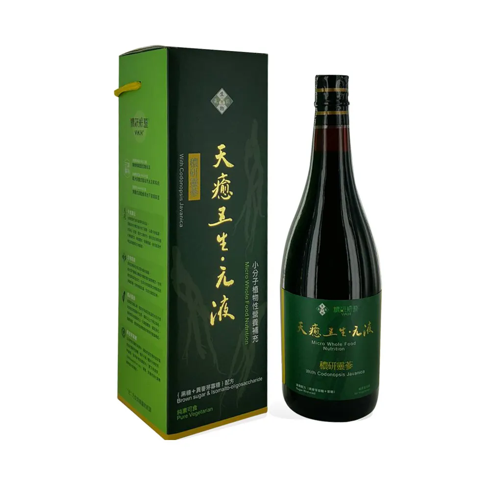 【穠研薪藝】天癒五生．元液  穠研靈蔘750ml/瓶(黑糖+異麥芽寡糖配方)