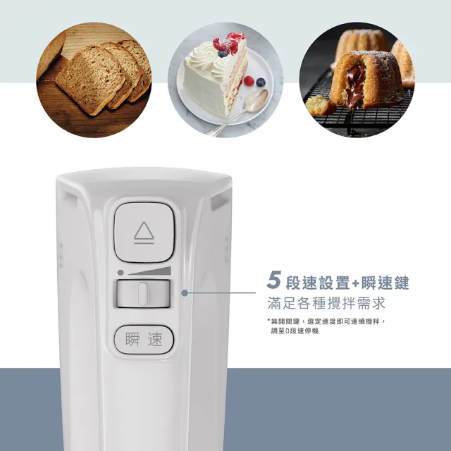 【Electrolux 伊萊克斯】雙11限定 極致美味300 手持/桌上型兩用攪拌機(E3SM1-110W)