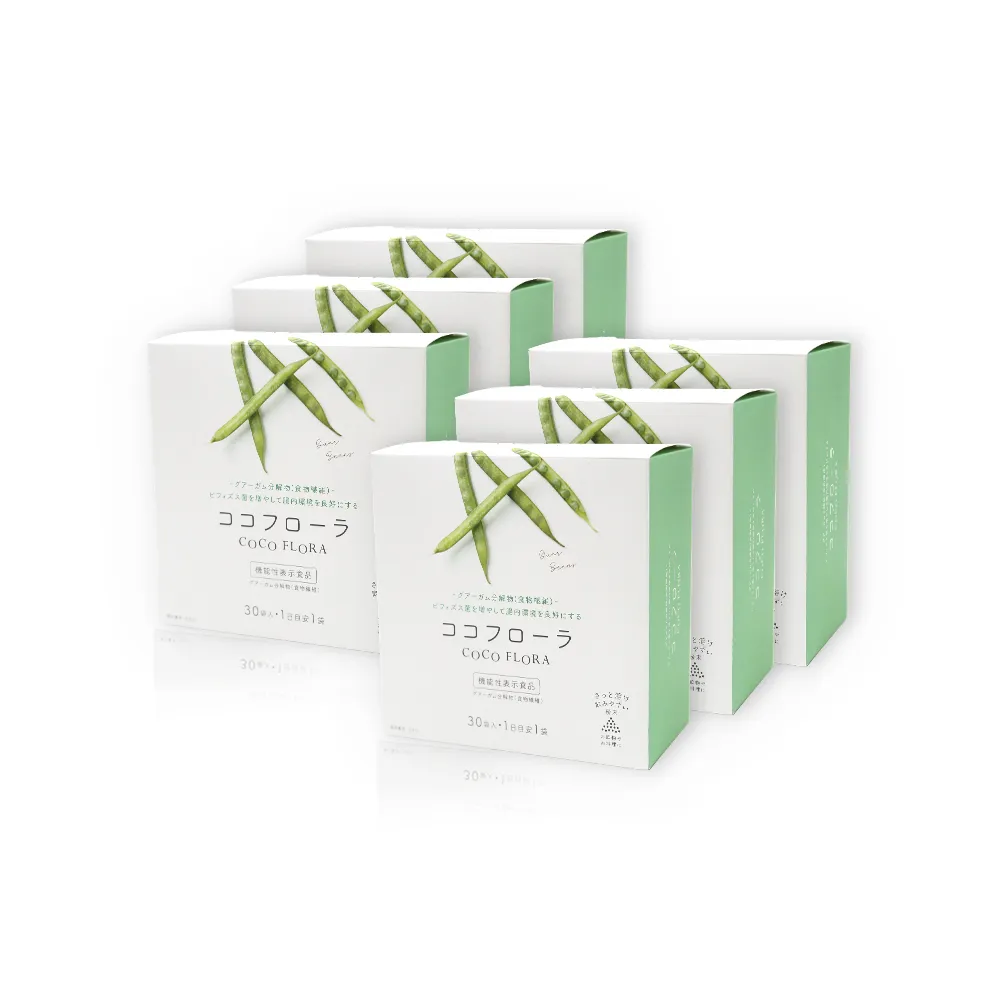 【COCOFLORA】日本原裝益生元6盒組(改善排便狀況/菌叢生態平衡)