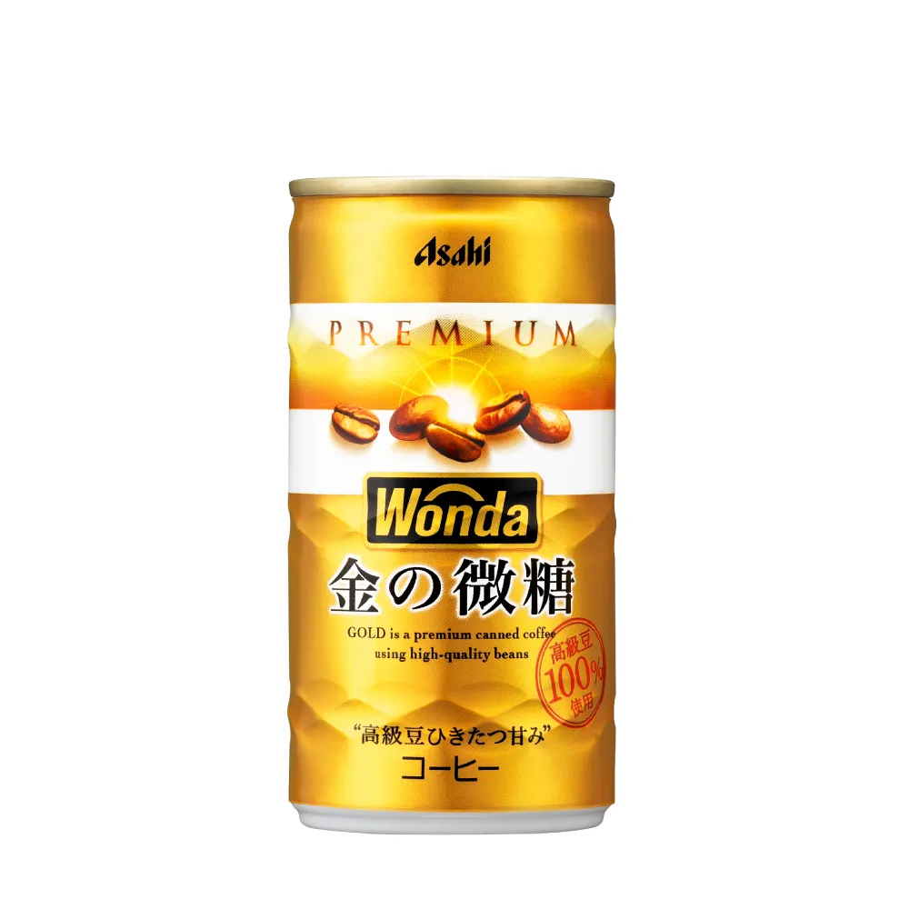 【ASAHI 朝日】官方直營 WONDA金的微糖咖啡182mlx30入/箱