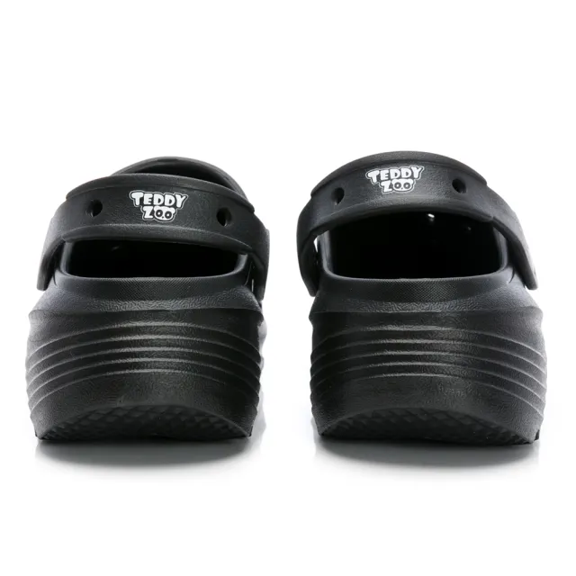 【Teddy Zoo】COOL涼系 2WAY晴雨兩穿洞洞鞋-黑-版型偏大-TZ1001