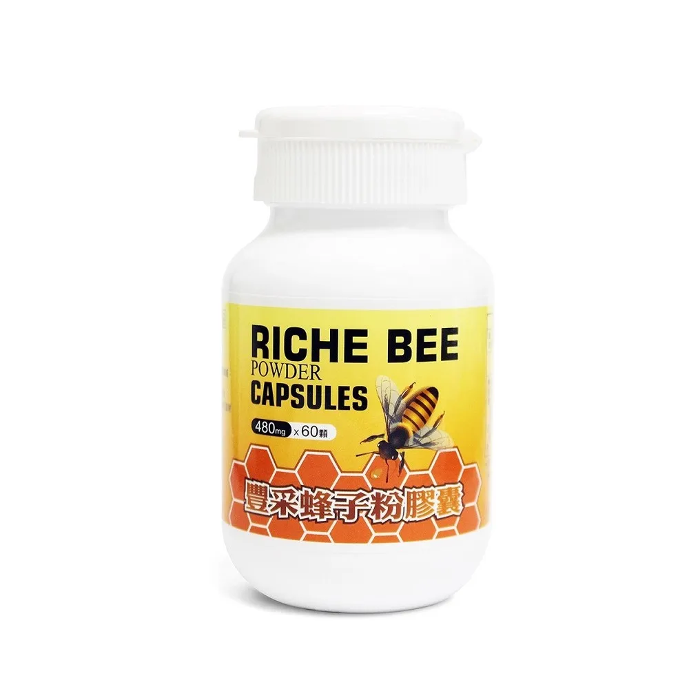 【草本之家】豐采蜂子粉膠囊1入組60粒/入(蜂蛹粉)