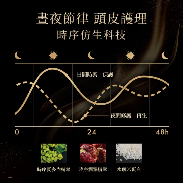 【SHISEIDO PROFESSIONAL 資生堂專業美髮】時韻黑妍洗髮露500ml(頭皮護理/髮質修護)