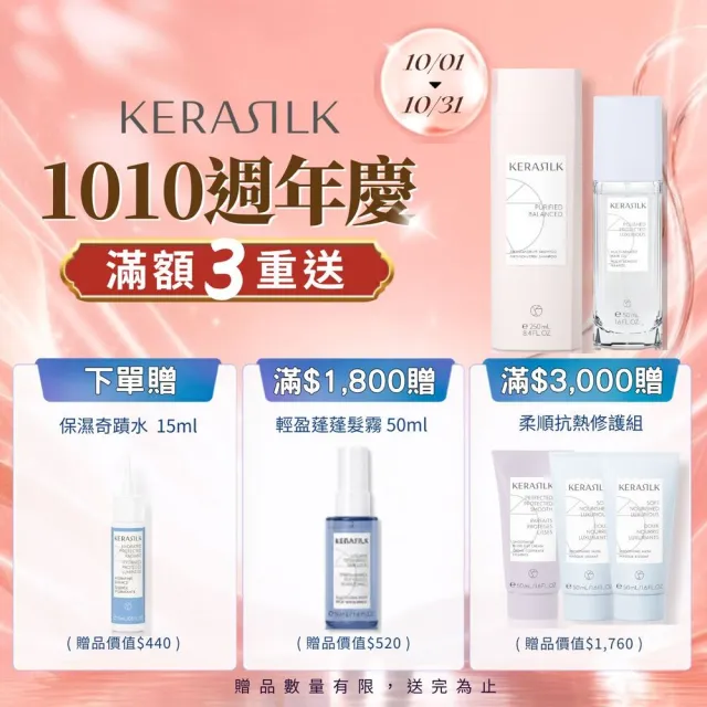 【KERASILK】無瑕抗熱打底髮霧75ml☆絲馭洸髮妝造型系列(所有髮質適用/造型打底/抗熱保護/禮物)