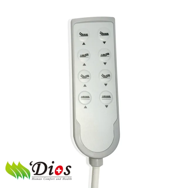 【迪奧斯】三馬達電動床 單人床-D110醫療級乳膠床墊15cm厚(M260型旭日床 - 電動居家照護床)