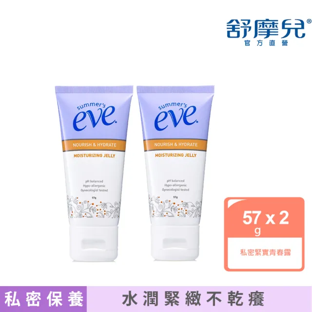 【Summer’s Eve 舒摩兒】限時5折-私密緊實青春露57gx2(私密保養 抗老化 提高緊實度)