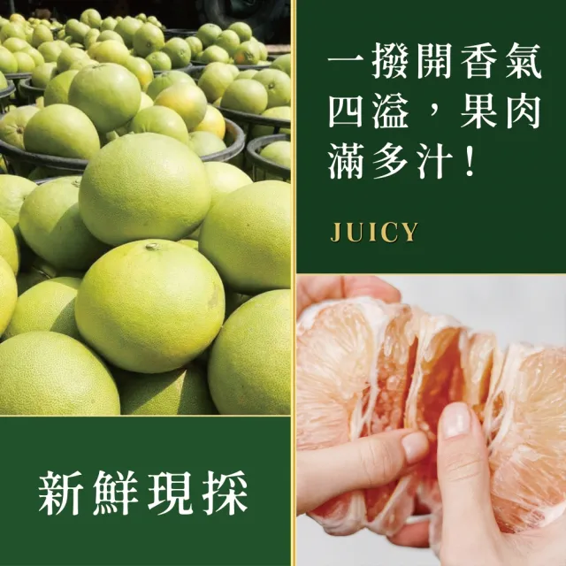 e果園-台南麻豆特選-西施柚10台斤/箱(約5-6大顆/箱)