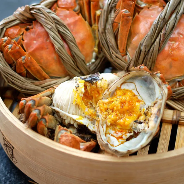 【優鮮配】母4兩上大閘蟹 8隻/贈工具組/江南大閘蟹