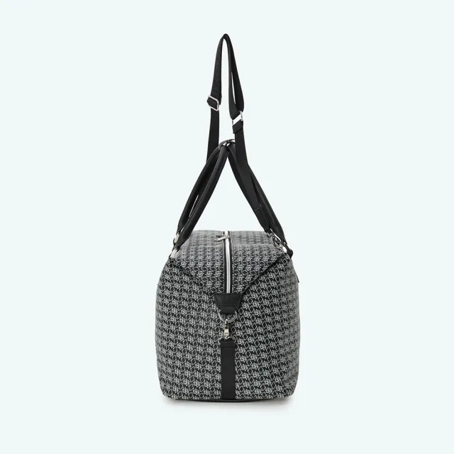 【Munsingwear】企鵝牌 男款黑色 企鵝幾何紋可變形波士頓包 MGYJ0504