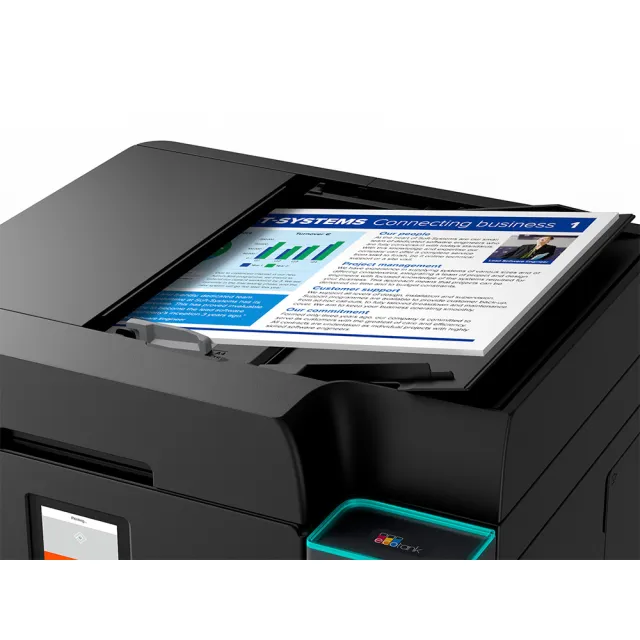 【EPSON】官方直營 搭2組T03Y原廠1黑3彩墨水★L6390 高速雙網傳真智慧遙控連續供墨複合機