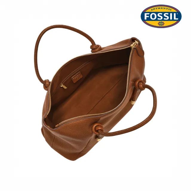 【FOSSIL】Willa 真皮扭結兩用斜背包 (兩色可選)