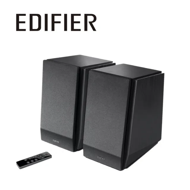 【EDIFIER】R1855DB 2.0 聲道藍牙喇叭（配備無線遙控器｜DSP 數位音訊技術｜有線無線多元連接｜書架喇叭）