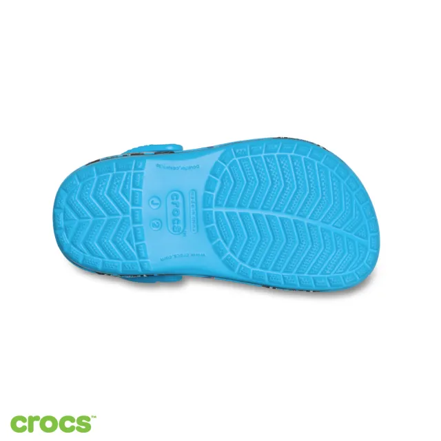 【Crocs】童鞋 大童 閃電麥坤聯名系列 Dinoco 卡駱班克駱格 洞洞鞋 藍色(213583-90H)
