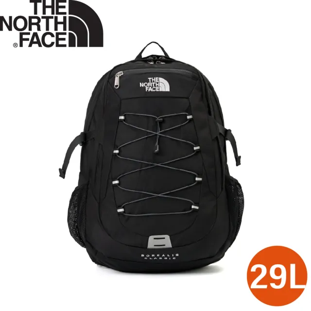 【The North Face】29L 後背包《黑》CF9C/DWR防潑水休閒後背包/便捷舒適休閒後背包