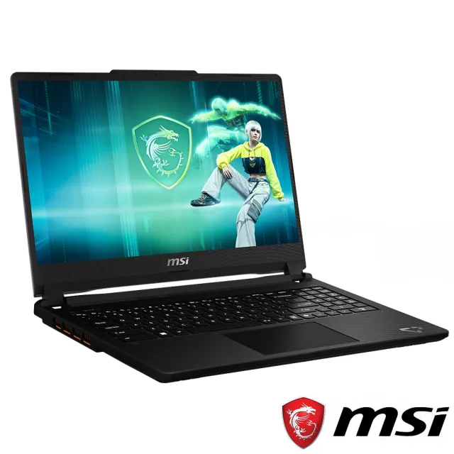 【MSI 微星】15.6吋i5-13420H RTX5050電競筆電(Cyborg 15/8G/512G SSD/Win11/C13WEO-264TW)