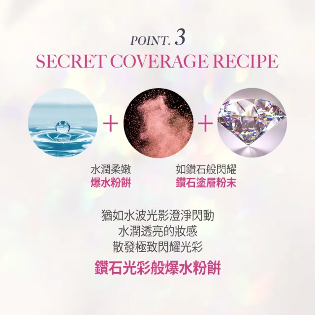 【AGE20】法式霓幻水光爆水粉餅 粉蕊補充包（14g）含粉撲／BE-21亮白色(SPF50+/PA++++/台灣總代理)