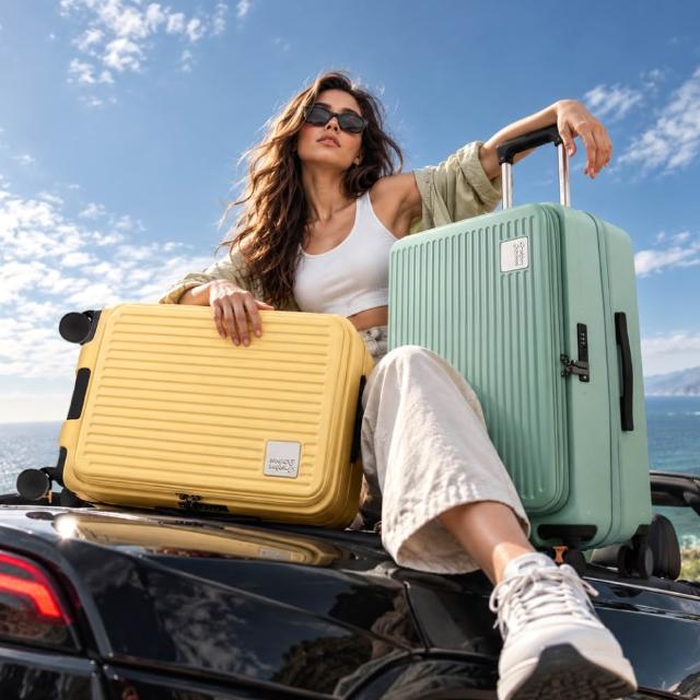 【American Explorer 美國探險家】29吋前開/20+28吋雙開 行李箱 飛機輪 上掀式 CF8/CF39 旅行箱 登機箱