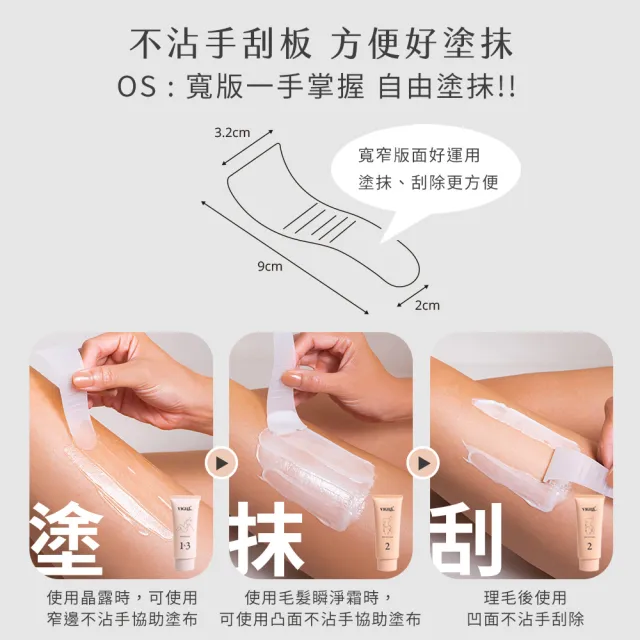 【VIGILL 婦潔】私密瞬淨光滑理毛套組-理毛膏+隔離膏(3步驟理毛 有隔離更安心)