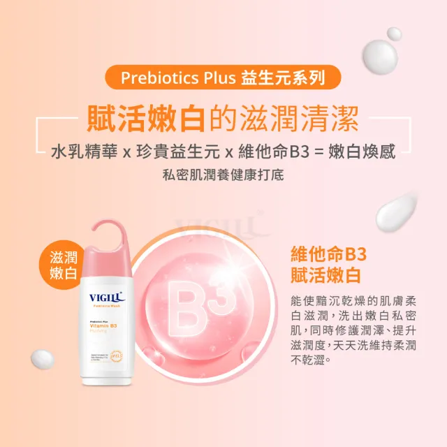 【VIGILL 婦潔】私密沐浴露220ml超值2入組(私密清潔 私密保養推薦)
